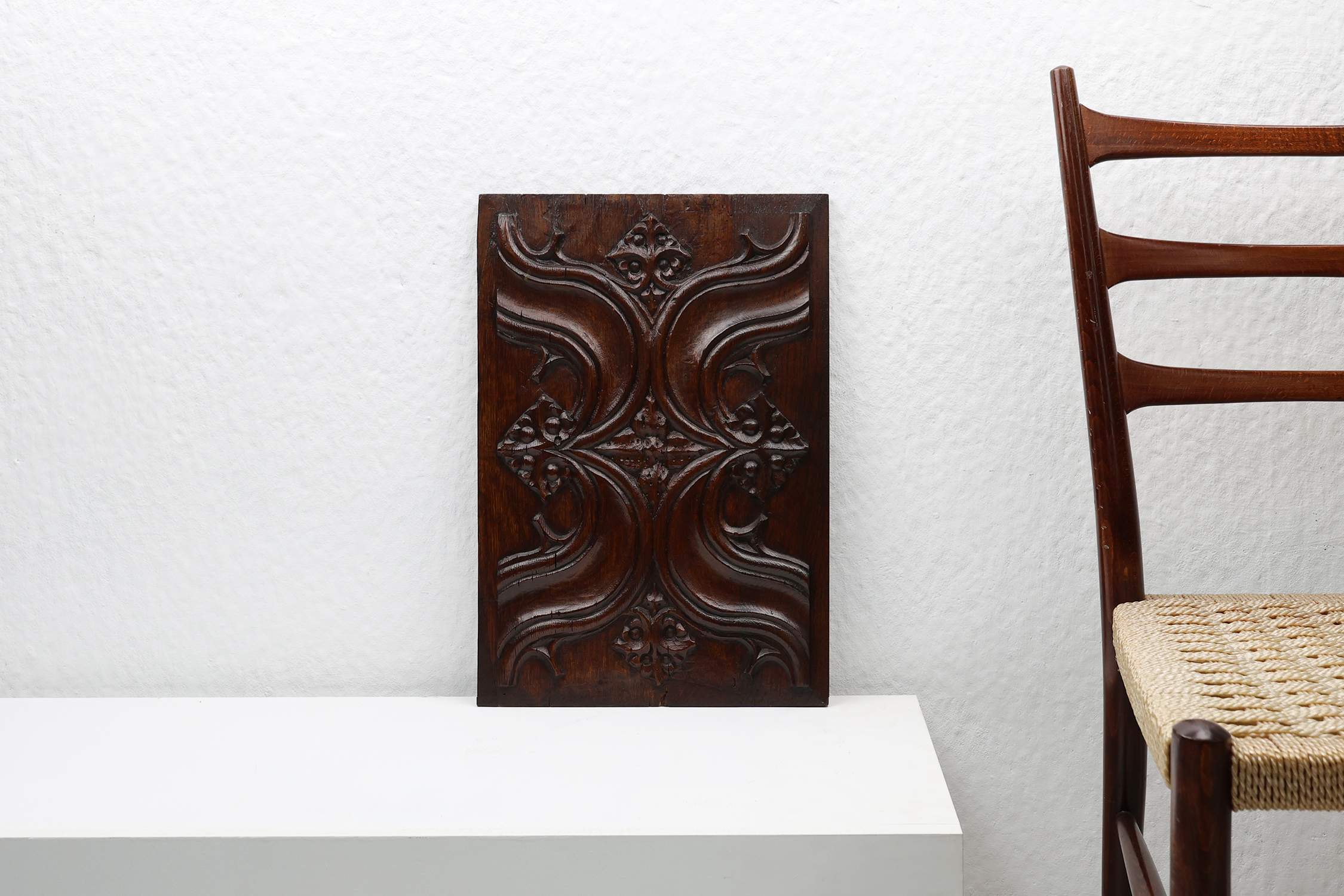 Gothic Oak Sculpted Panel, Belgium, 1500sthumbnail